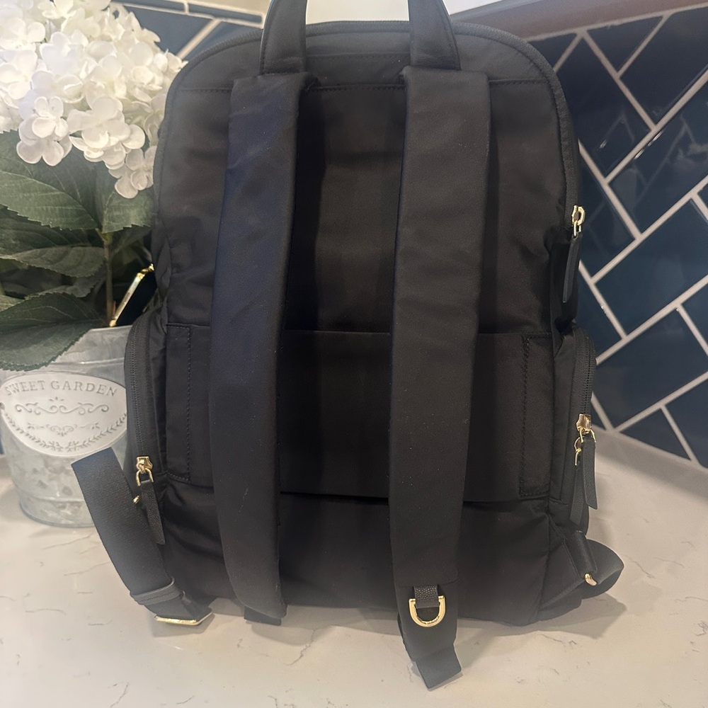 Tumi Voyageur Celina Backback Black with gold hardware - Picture 6 of 9